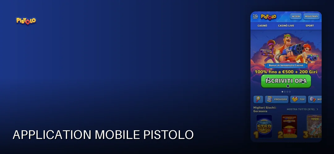 Pistolo promotional banner